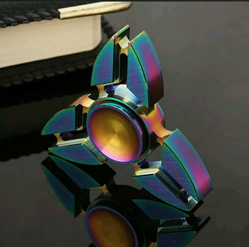 Tri hand rainbow fidget - hand,