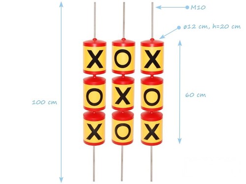 Tic tac toe spinner - tic,