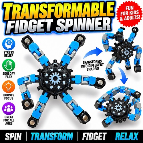 Fidget spinner trasformabile - fidget,